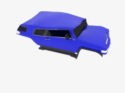 Toyota FJ Cruiser Wreck 3D model