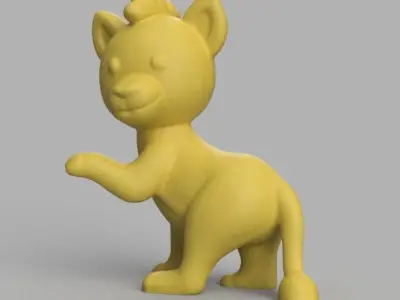 Petit Lion 3D print model
