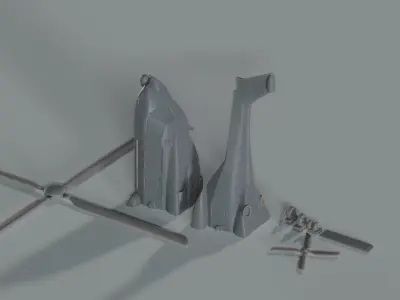 NH90 TTH army helicopter 3D print model
