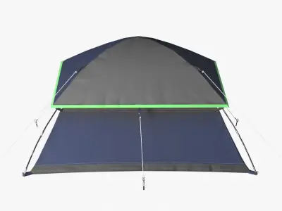 Camping Tent Low-poly 3D model