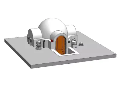 Lars Homestead Entry Dome 3D print model