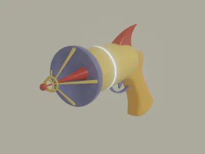 Laser Pistol 3D model