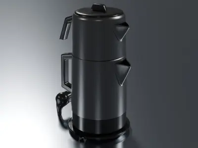 Tea Machine Low-poly 3D model