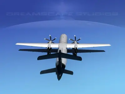 Dehaviland DHC-8 400 Air Charter Intl 3D model
