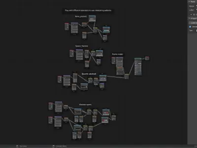 Procedural Abstract Paintings Free low-poly 3D model