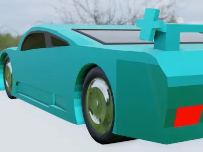 Race Car  Free 3D model