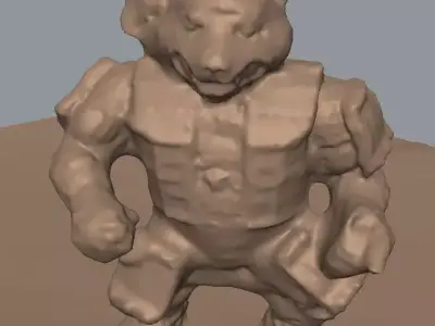 Ninja Panda 3D model