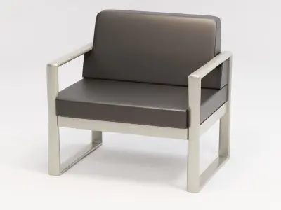 Waiting Room Office Chair 3D model