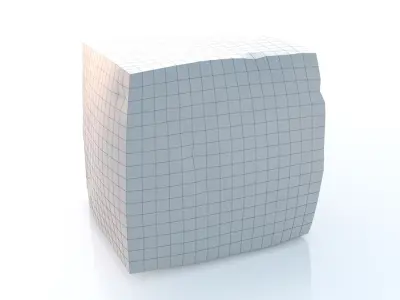 Ice cube 3D model