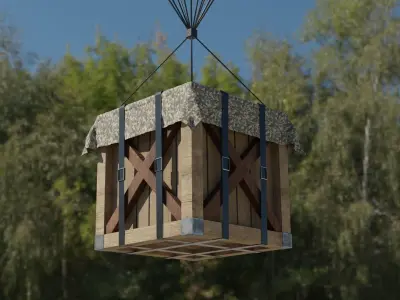 Military Drop Box 3D model