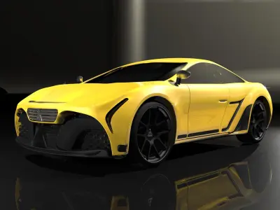 Javi automotive concept Free 3D model