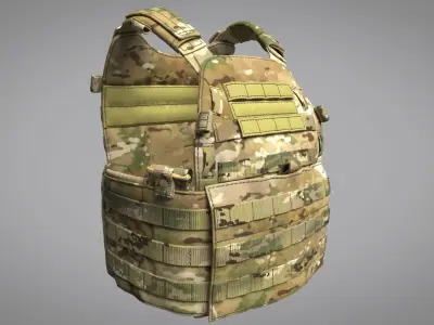 Military Bulletproof Vest LBT 6094 - MD project 3D model