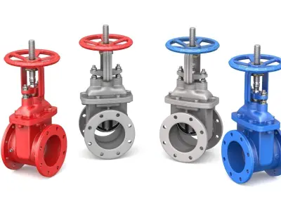 Gate Valve - Parallel Slide 3D model