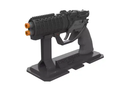 Agent K Blaster - Blade Runner 2049 - Commercial - Printable STL 3D print model