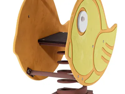 Spring Rocker Bird 3D model