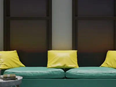 Living Room and Collectible items 3D model