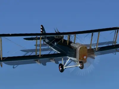Airco DH-4 Bomber US Navy 3D model