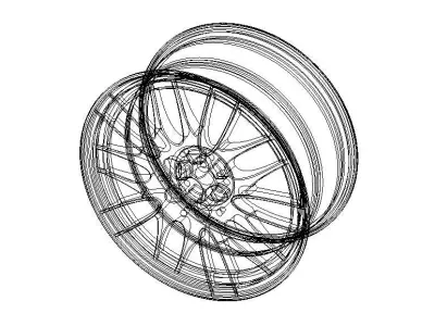 Classics Style Rims 3D model