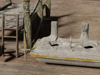 LowPoly MedievalPack V1 Free low-poly 3D model