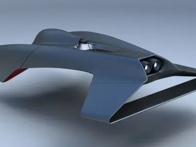 Space Ship Concept 3D model