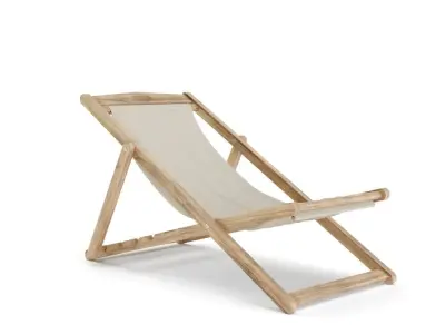 deckchair VENEZIA Il Giardino di Legno 3D model