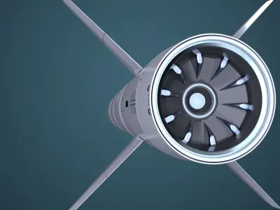 Atomic Missile Mk1 L 3D model