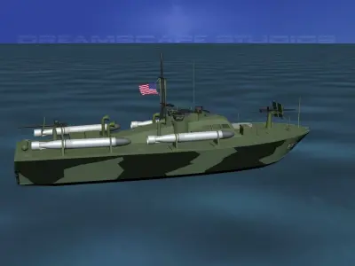 Patrol Torpedo Boat PT252 3D model