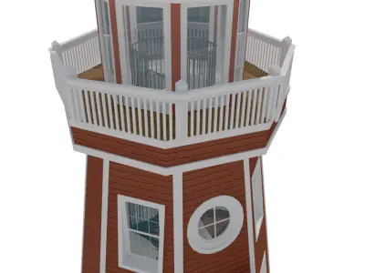 House-017-Lighthouse 3D model