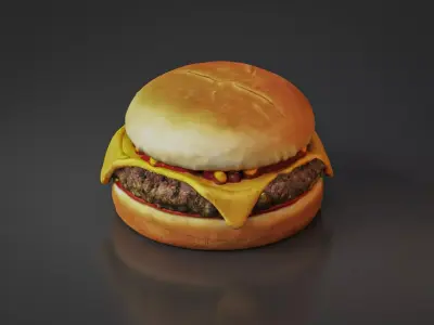 Cheeseburger 3D model