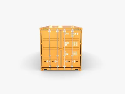 20ft Shipping Container Containerships 3D model