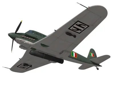Savoia-Marchetti SM93 3D model