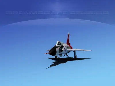 Convair F-102 Delta Dagger V05 USAF 3D model