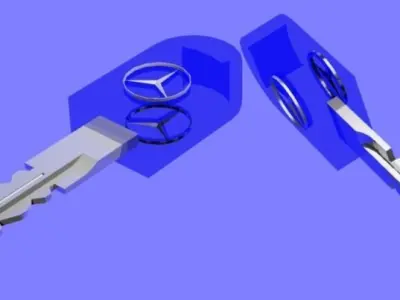 Car key Free 3D model