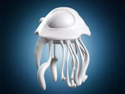 Tentacruel Jellyfish Monster Character Sculpture 3D print model