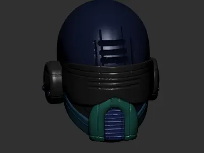 helmet high poly sculpt 3d printable 3D model