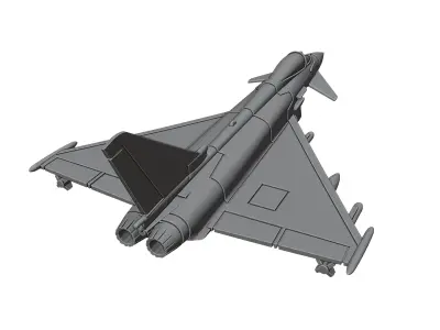 Eurofighter Typhoon 3D print model