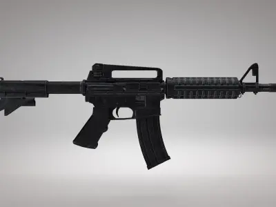 M4 Assault Rifle  3D model