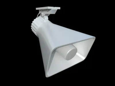 Outdoor Megaphone 01 Low-poly 3D model