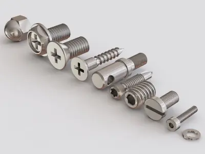 Nuts Blots and Screws vol 04 3D model