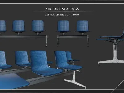 Public Seating - 007 Free 3D model