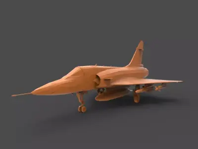 Dassault Mirage2 3D print model