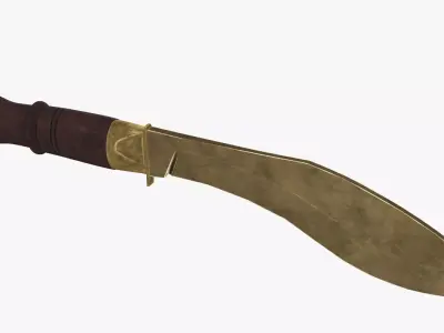 Kukri old 3D model