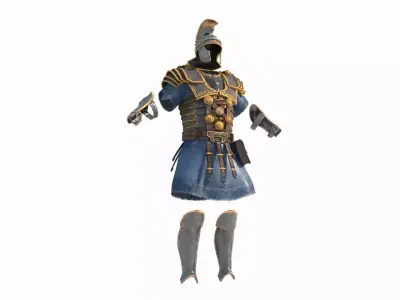 Marshal s armor during the Roman era 3D model