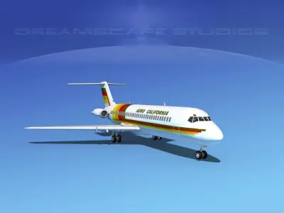 Douglas DC-9-30 Aero California 3D model