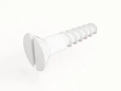 Screw 128 3D model