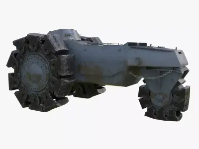 Alkett VsKfz 617 Minenrumer Mental Ray 3D model