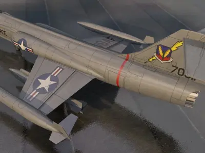 Lockheed F-104C Starfighter  3D model