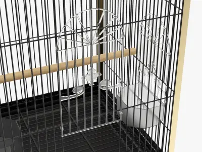 Bird travel cage carrier 3D model