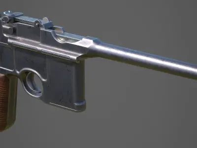 C96 Pistol  3D model