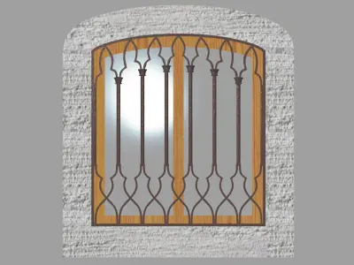 old window Free 3D model